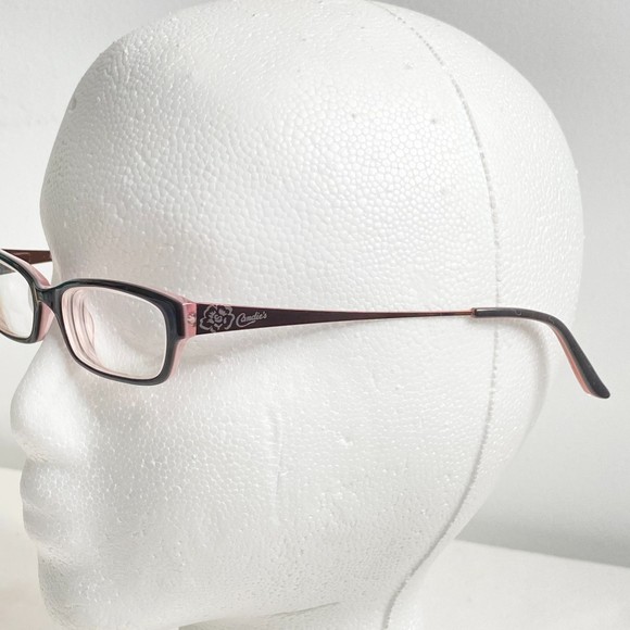 Candies Reese Eyeglass Frames Brown Pink 48 16 135 - Picture 3 of 10